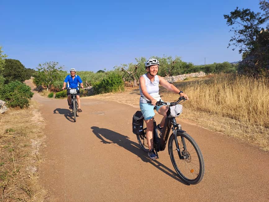 Alberobello: Guided e-bike tour + mill & donkey farm - Donkey farm encounter: the animals are the main event