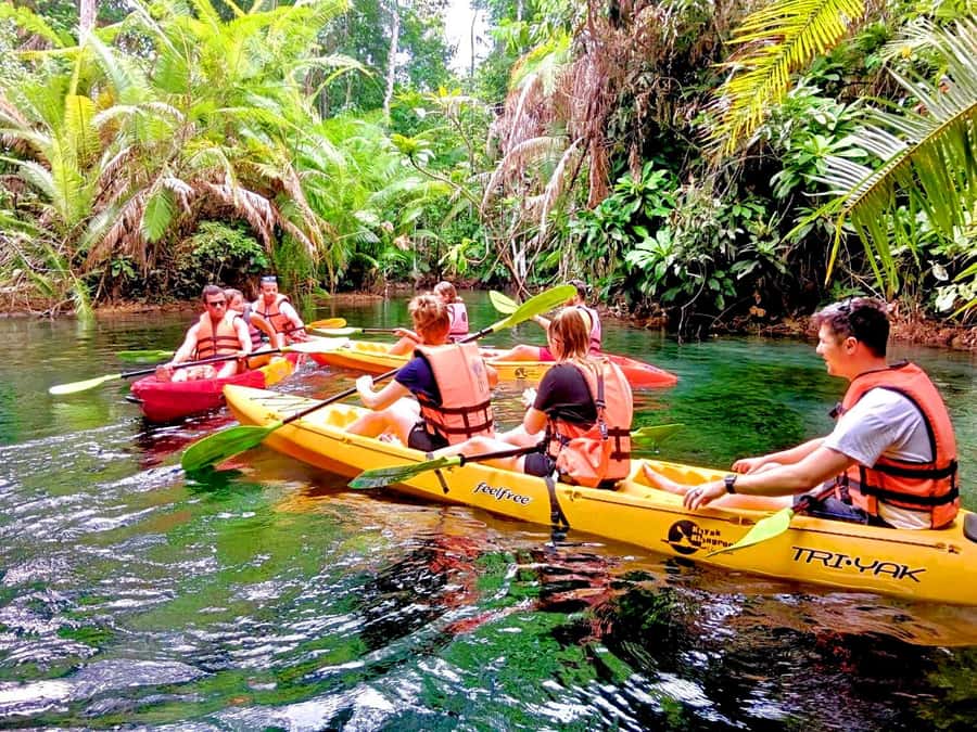 Ao Nang: Crystal Pool Kayaking, ATV, and Pineapple Farm Tour - Pineapple Farm Walk and Fresh Fruit Tasting