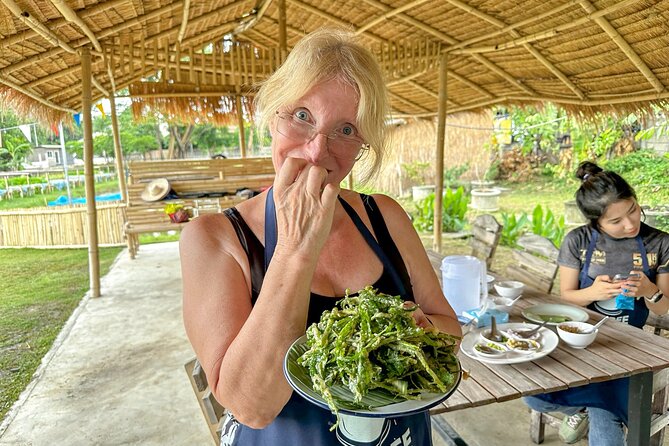 Aroidee’s Farm-Fresh Thai Cooking Experience - The outdoor kitchen classroom: Pad Thai, Tom Yum Kung, curry paste, and soup