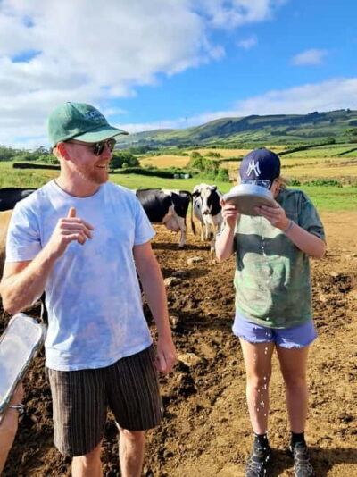 Azores: Dairy Farm Tour - The ride out and first stops: getting oriented fast