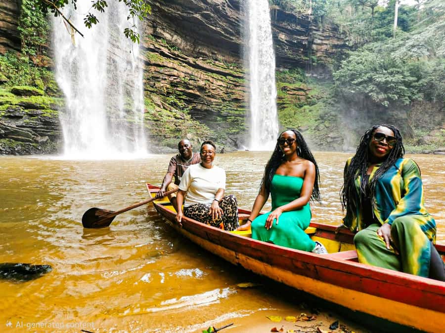 Boti Falls, Umbrella Rock, Aburi Gardens & Cocoa Farm Tour - Key highlights you’ll feel right away