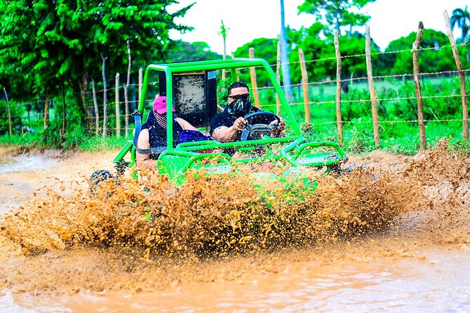 Buggy Tour to Macao Beach and Water Cave with Organic Farm - Los Hoyos del Salado water cave: jumping, swimming, and a cool payoff
