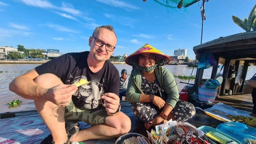 Can Tho: Floating Market, Canal, Cacao Farm & Mekong' Life - Canal cruising with water coconut palms and mangroves