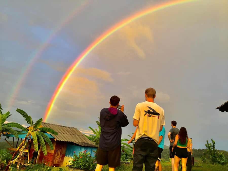 Chiang Mai: 2-Day Jungle Trek with Elephant Farm & Raft Ride - Day One: Market Time, Mae Wang Bamboo Rafting, and a Jungle Waterfall Picnic