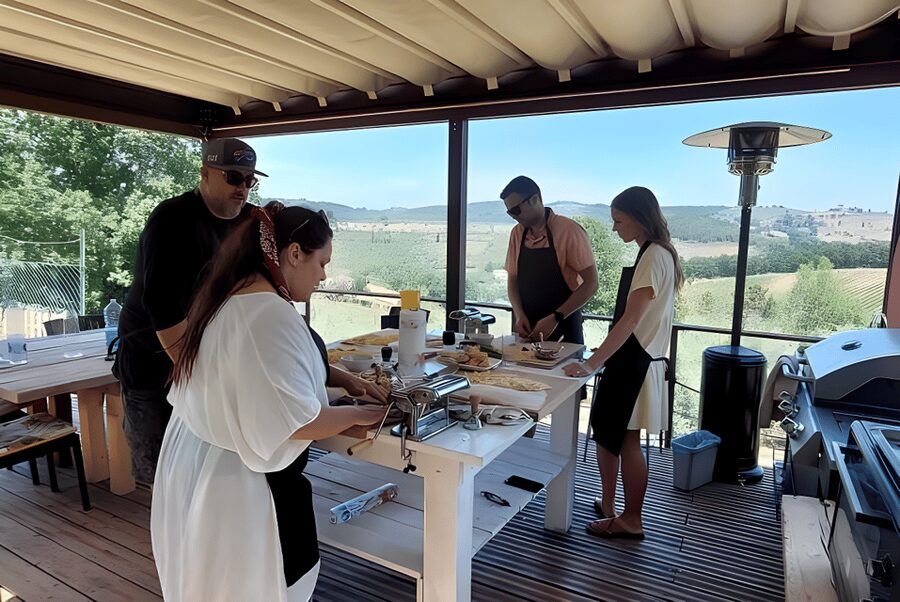 Cooking class in our family farm in Chianti with lunch - What you get to take home: aprons and a digital recipe book