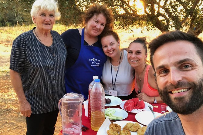 Cretan Farm Tour with Cheese-Making, Olive Oil Tasting & Picnic - Cheese-Making With Mama Stela in the Garden