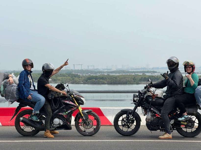Dalat: MOTORBIKE TOUR TO PONGOUR FALLS- SILK- COFFEE FARM - Linh An Pagoda and the added guided stops