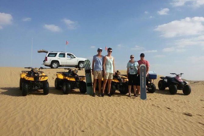Dubai Desert Morning Tour in 4WD Vehicle: Camel Ride, Quad Bike Tour, Sandboarding, and Camel Farm - Quad Biking on Morning Dunes: Fun, Fast, and Guided