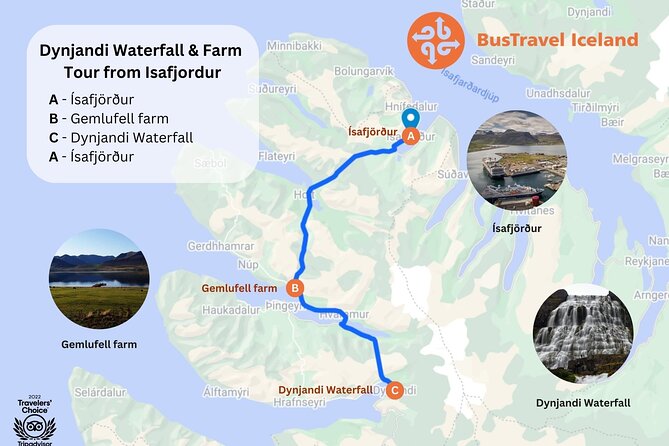 Dynjandi Waterfall & Iceland Farm Visit Tour - Stop 1: Dynjandi (Fjallfoss) and the Walk to the Top