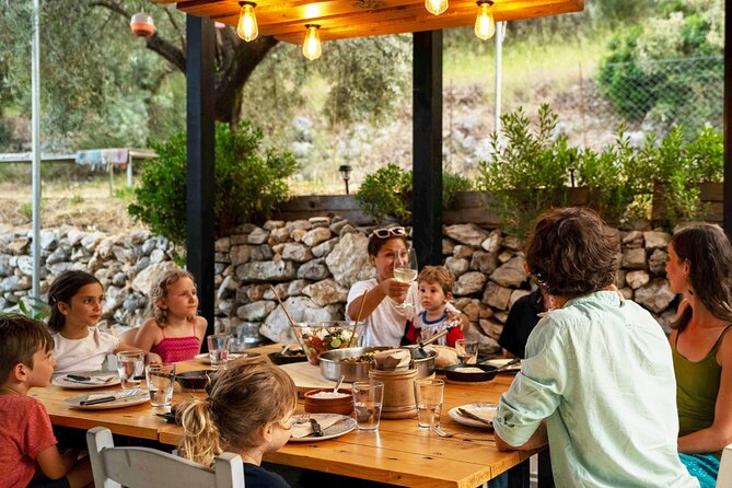 Farm-to-Table Greek Slow Food Private Dining @ Ledkada Micro Farm - Wine Pairing: Local White Wine with the Farm Flavor Logic