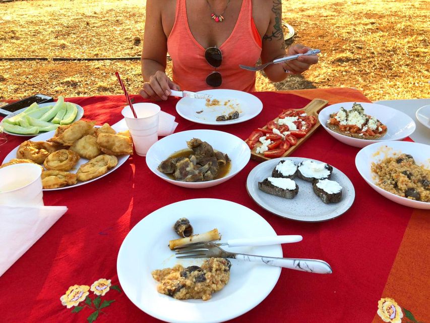 Farm Tour with Cheese-Making, Olive Oil Tasting & Picnic - Cheese-making in real time: mizithra, taught by Mama Stela