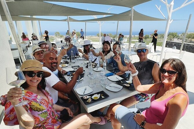 Flavors of Santorini: Farm-to-Table Meal Wine & Authentic Village - Pyrgos Kallistis to Fira: architecture and viewpoint switching