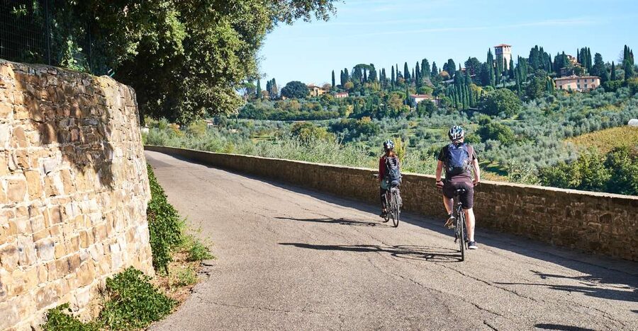 Florence: Chianti Hills Bike Tour with Farm Lunch & Wine - The ride through olive groves and tiny roads: pace, breaks, and real climbs
