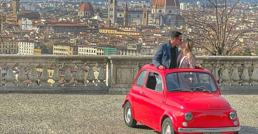 Florence: Vintage Fiat 500 Tour with Wine Tasting at Winery - San Miniato al Monte: the quiet viewpoint stop that makes the whole trip work