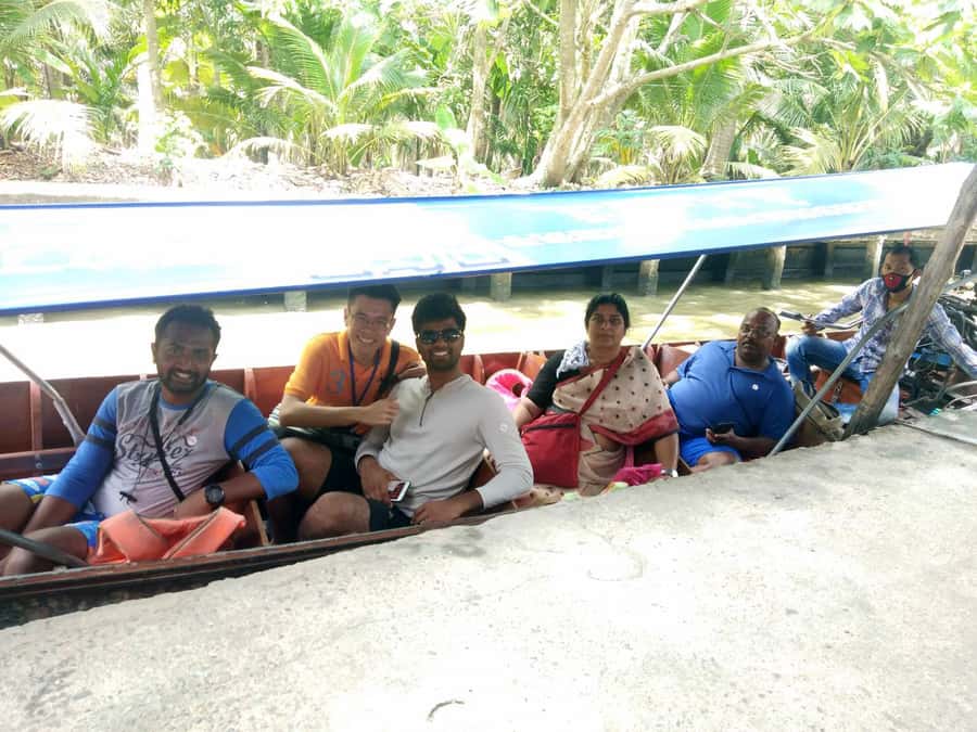 From Bangkok: Floating & Railway Markets Tour & Coconut Farm - Sea salt from seawater: the salt field stop most people remember later