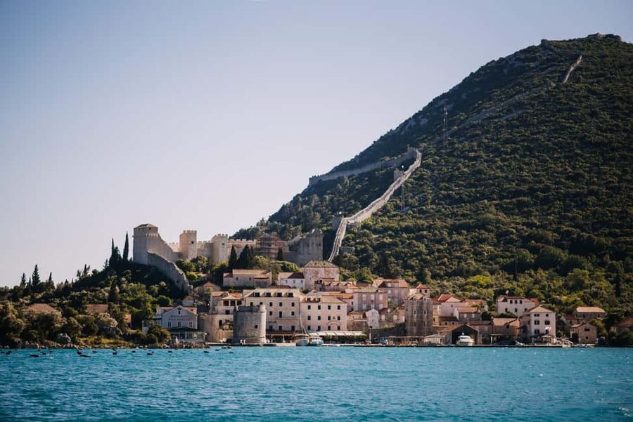 From Dubrovnik: Mali Ston Oysters Farm & Boat Experience - Boarding a traditional boat in Ston Bay