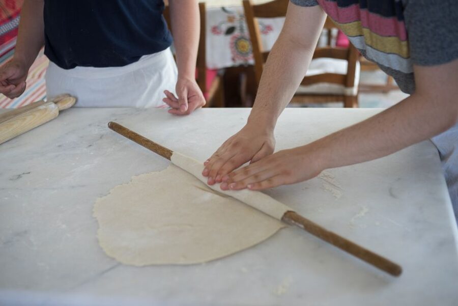 From Mykonos: Mykonian Farm Baking Class with Brunch - The Wood Oven Bread Lesson: Kneading, Resting, Shaping, Cooking