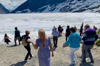 Geiranger by Royal route, 5 hours with visiting a high-mountain farm - Stop 2: Korsmyra Viewpoint for the Geiranger Valley Snap