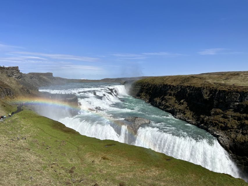 Golden circle, hot spring bakery, tomato farm private tour - Gullfoss: feeling the Golden Falls without getting knocked around