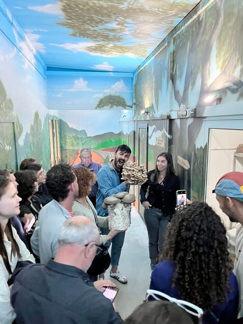 GUIDED TOUR + TASTE IN A MUSHROOM FARM - The indoor forest concept: seeing growth you can’t fake