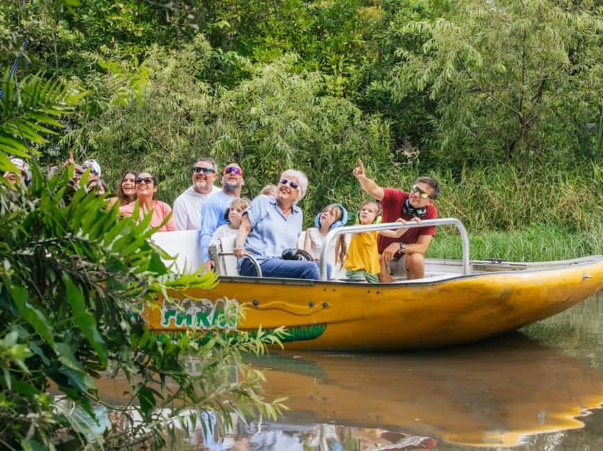 Homestead: Everglades Alligator Farm Entry and Airboat Ride - More Than Alligators: Crocodiles, Reptiles, Birds, and Surprise Animals