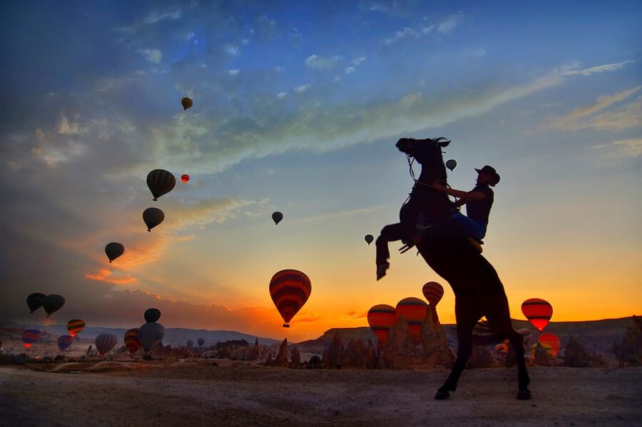 Horse Riding Cappadocia- Cappadocia Horse Farm - Sword Valley at Sunset: The 25-Minute Ride With View-First Energy