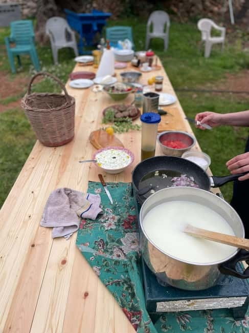Kalamata: Farm-to-Table Experience with Cooking - Getting your hands on cheese: Sfela and Anthotyro basics