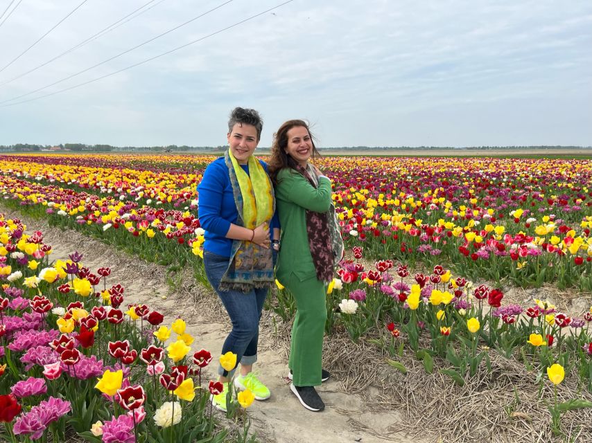 Keukenhof, Tulip Farm, Flower Fields & Windmills - The Beemster UNESCO Drive and Another Working Windmill Moment