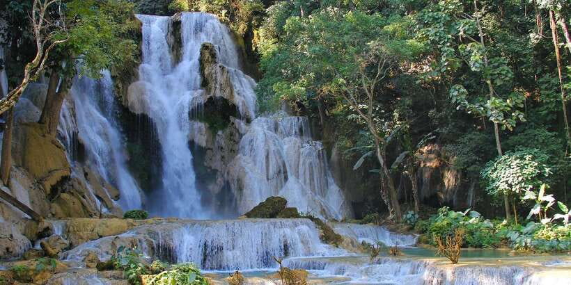 Luang Prabang: Organic Farm Experience & Hike to Kuang si - Kuang Si Falls hike: 2 hours of local paths and swim breaks