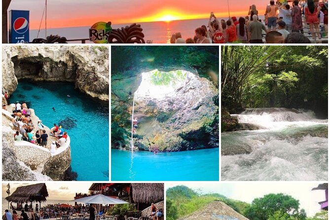 Mayfield Falls, Blue Hole & Rick's Café Tours/Weed Farm option - What to pack: water shoes, dry clothes, lotion, and bug spray