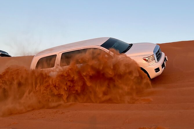 "Morning Desert Safari with Camel Farm visits & Arabic Treats" - A morning desert safari that trades waiting for doing