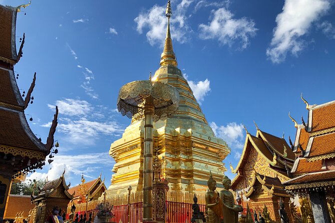One Day Tour Doi Suthep Temple, Palad Temple, Orchid Farm, Longneck hill tribe village (Private tour) - Karen Long Neck Village: Cultural Visit With Respectful Expectations