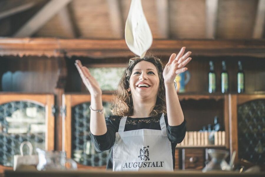 Partinico: Pizza-Making Class on an Organic Farm with Wine - Cellar Tour: Tools, Winemaking, Aging, and Bottling