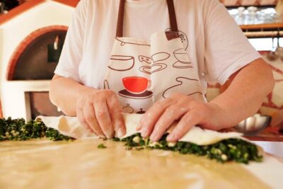 Phyllo Pies Baking Class @ Lefkada Micro Farm - Coffee to fire: kneading and learning phyllo basics
