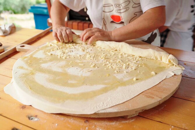 Phyllo Pies Baking Class @ Lefkada Micro Farm - Four classic phyllo pies: filling, rolling, baking