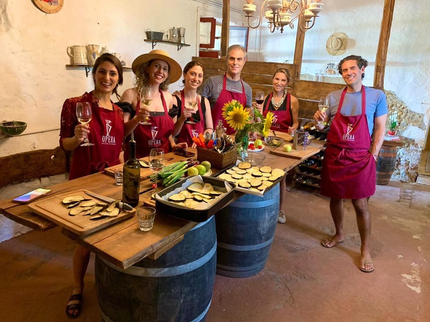 Pick Vegetables at the farm & Cook pasta - Cooking time: homemade pasta and a full 4-course Tuscan menu