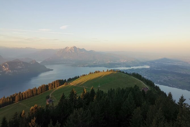 Private Guided Hike on Mt. Rigi with Farm Visit and BBQ - The 360 views stop: how to make the top moment count