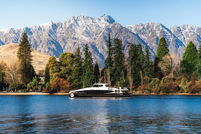 Queenstown: Walter Peak Farm Tour and Lake Cruise - Getting to Walter Peak: leaving Queenstown behind fast