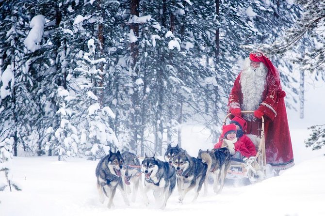 Rovaniemi Santa Claus Village Husky Reindeer Farm Arctic Museum - Ounasvaara Winter Trail: the view start that makes the day click