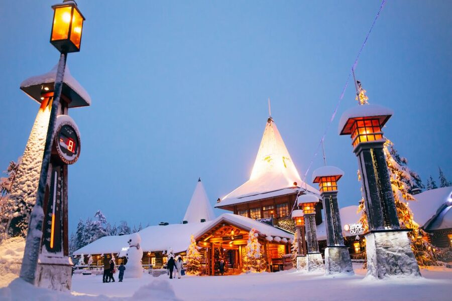Rovaniemi: Santa’s Village & Snowmobiling to Reindeer Farm - Santa’s Village: post office, shopping, the Santa meet, and the possible line