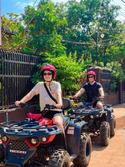 Siem Reap: Khmer Village and Fish Farm ATV Tour - Hotel Pickup to Starting Area: Getting Set Up Fast