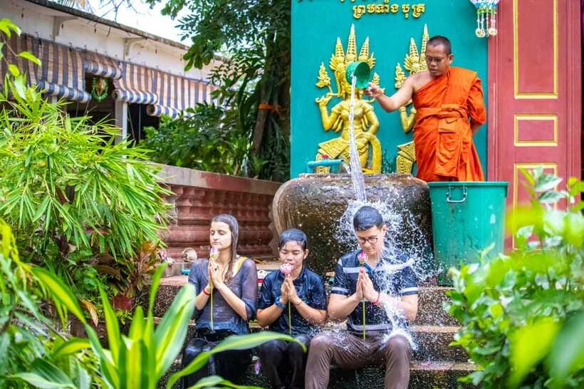 Siem Reap: Khmer Water Blessing by Monk and Lotus Farm Visit - A Khmer Water Blessing Feels Like a Real Local Moment