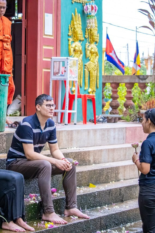 Siem Reap: Khmer Water Blessing by Monk and Lotus Farm Visit - After the Blessing: Temple Time, Questions, and Photos