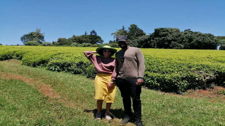 Tea Farm Tour From Nairobi (Kiambethu). - Ngong Hills views and the verandah pre-lunch drink