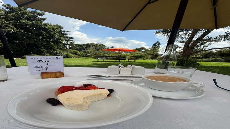 Tea Farm Tour From Nairobi (Kiambethu). - The 3-course farm lunch: what you get and why it’s such good value
