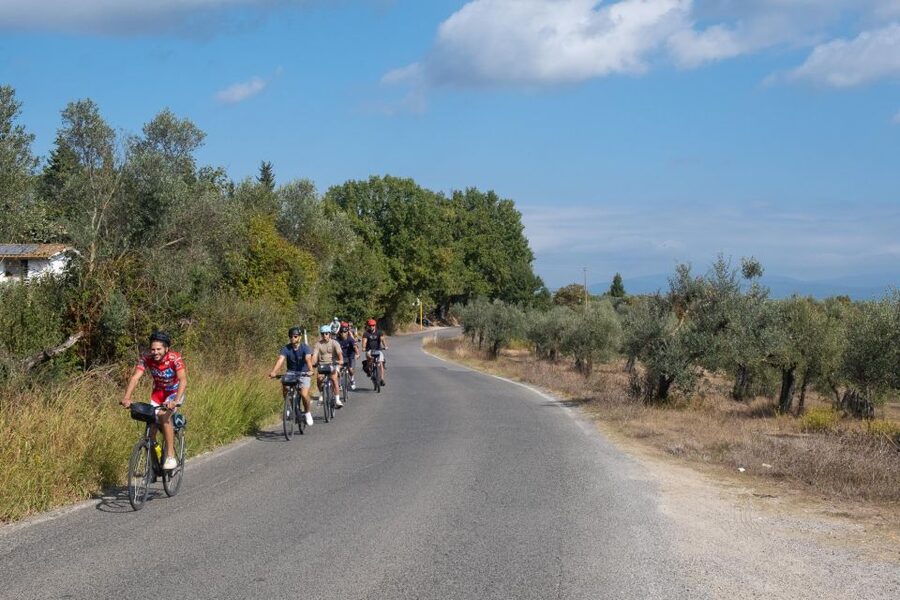 Tuscany Hills Bike Tour with Lunch at farm and Wine Tasting - Stop 4: Winery Lunch at a Family-Run Chianti Farm