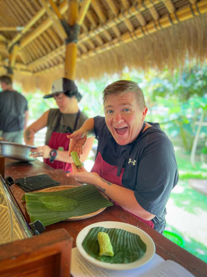 Ubud: Organic Farm Harvest, Bali Cooking Class by Pemulan - Your meal is the result: sitting down with what you cooked