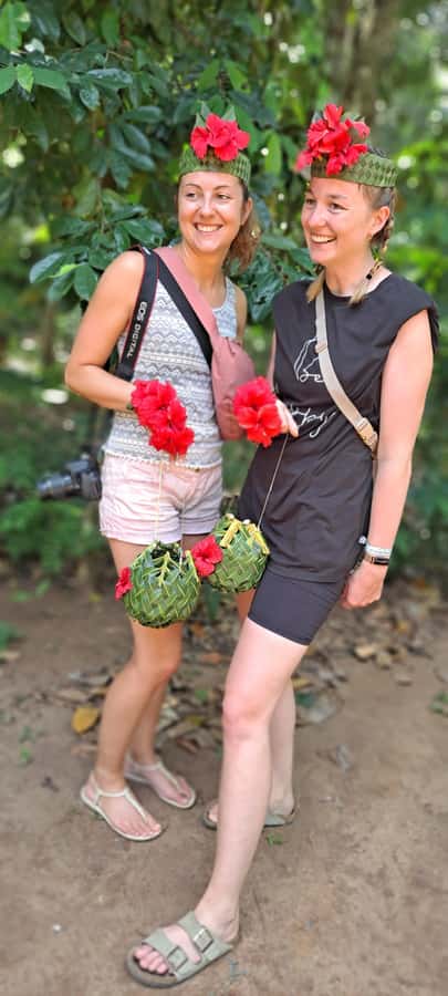 Zanzibar:Jozani forest, Spice farm with Swahili Cuisine clas - Entering Jozani Chwaka Bay National Park: red colobus monkeys and more