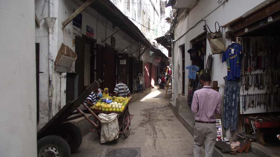 Zanzibar: Stone Town & Spice Farm Tour with Lunch - Stone Town From Old Fort to House of Wonder, With Fish Auction Energy