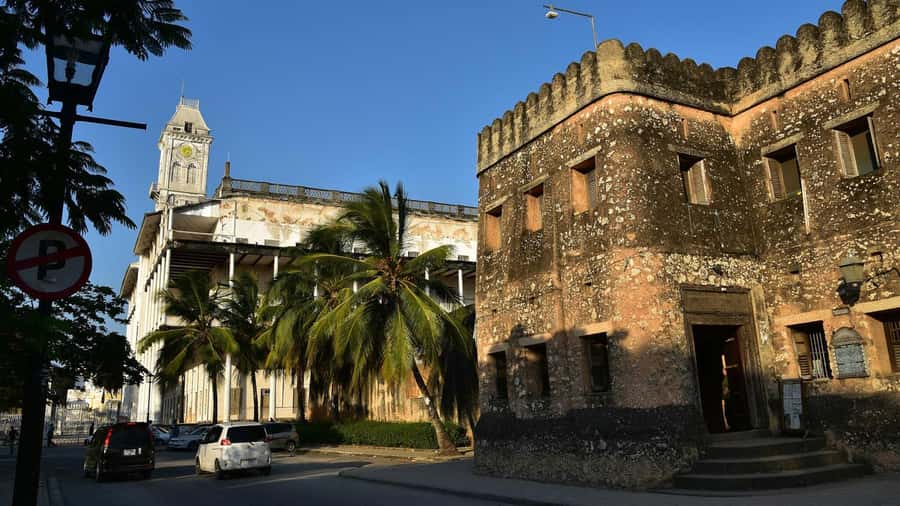 ZANZIBAR, Stone town tour, Prison Island & Spice farm - Prison Island (Changuu): Aldabra tortoises, the 1860s prison story, and boat-ride views